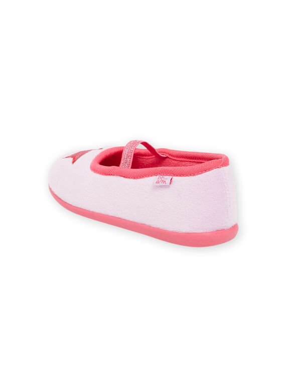 Ballerina slippers with glitter star patch PAPANTSTAR2 / 22XK3542D07328