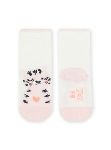 Baby girl unbleached socks NYIJOSOQ5 / 22SI0966SOQ001