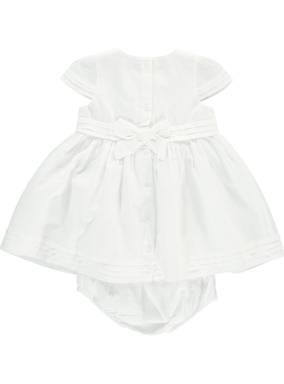 Baby girls' formal dress and bloomers CICEROB3 / 18SG09M3ROBA001
