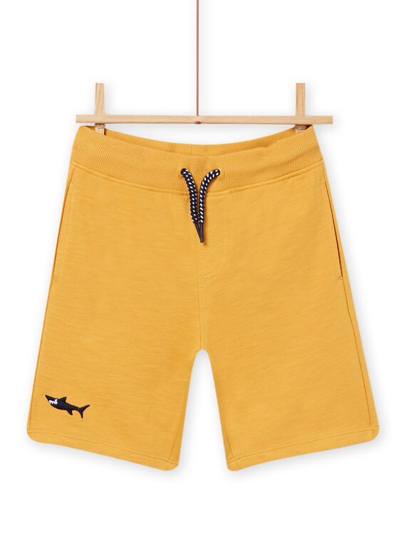 Child boy's yellow Bermuda shorts NOJOBER4 / 22S902C4BERB107