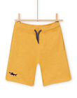 Child boy's yellow Bermuda shorts NOJOBER4 / 22S902C4BERB107