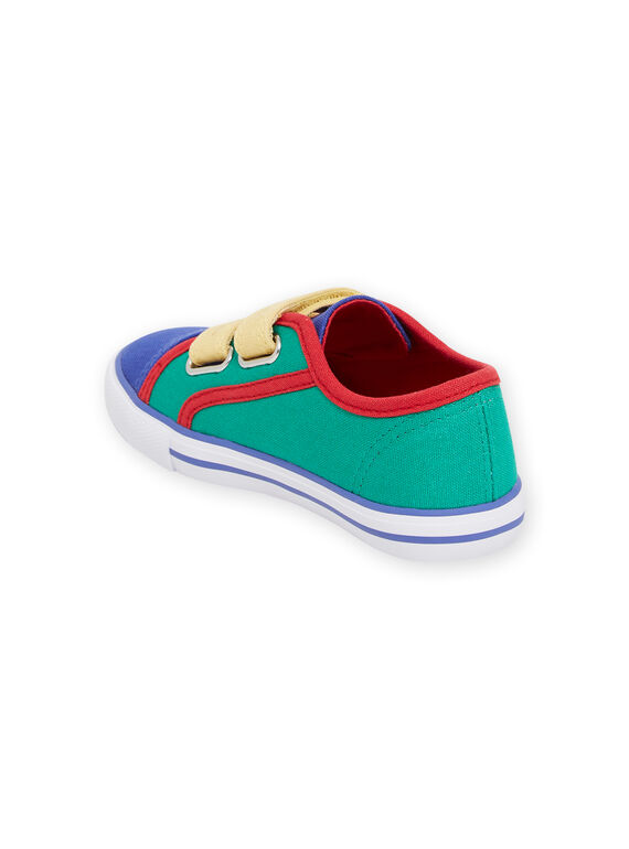 Child boy colorblock sneakers NOTOILGREEN / 22KK3692D16099