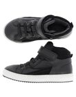 Boys' leather city trainers DGBASIQUE / 18WK36T9D3F090
