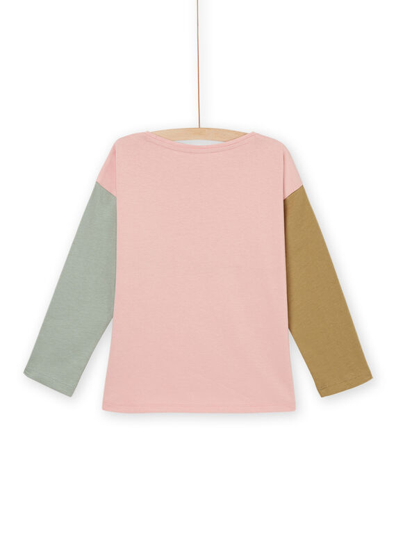 Long sleeve t-shirt with flower bouquet animation PARHUTEE4 / 22W901Q5TML303