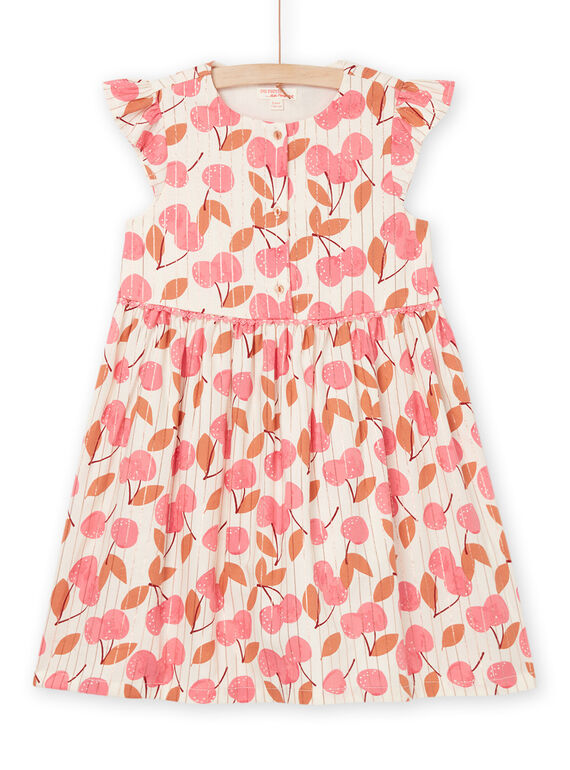 Cherry print twill dress RADAYROB1 / 23S901M2ROB003