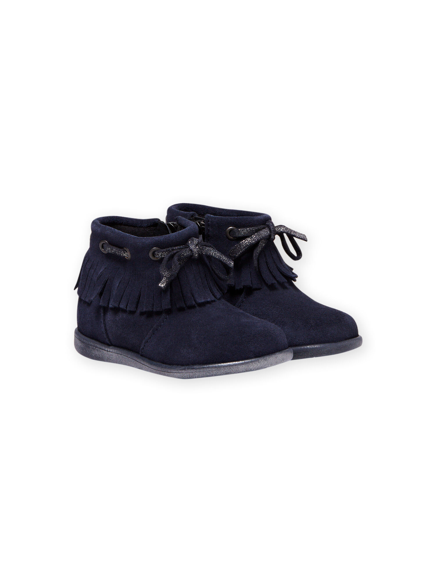 Girls navy booties online