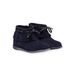 Baby girl navy blue boots with bangs