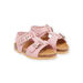 Pink sandals baby girl