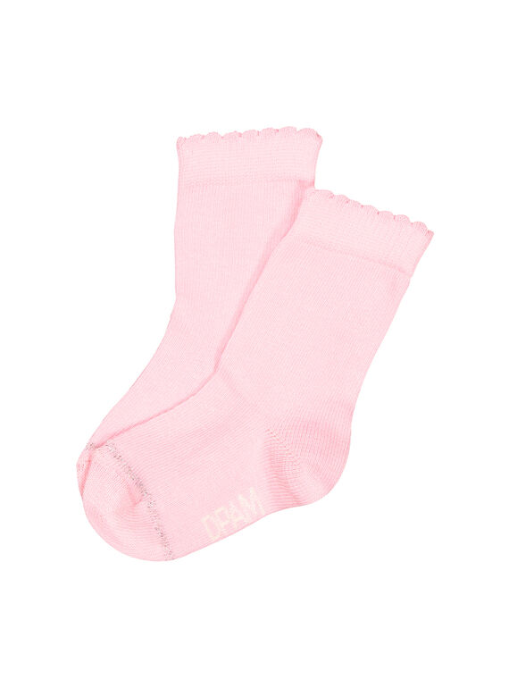 Baby girls' mid length socks FYIJOCHO1B / 19SI0931SOQD301
