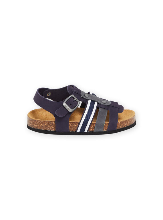 Navy blue sandals RONUCHIC / 23KK3662SLB070