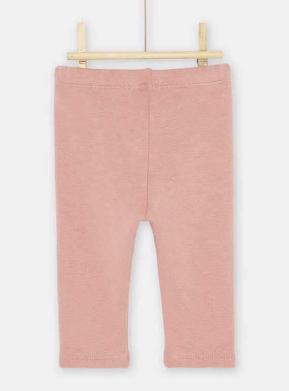 Baby girl lychee pants with animal head embroidery SIJOPANDOU3 / 23WG09B3PAND317