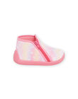 Baby girl pink booties with fantasy design NIPANTROSE / 22KK3711D0A030