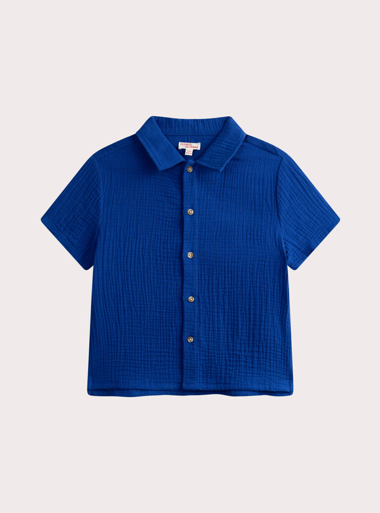 Blue SHIRT WOBOSHIRT / 25S902R1CHMC238