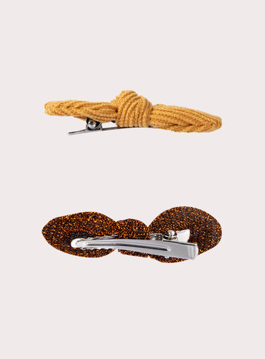  Set of 3 glitter knot bars for girls  VYAJOCLIC2 / 24WI01L7BRT952