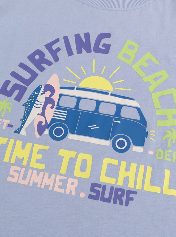 Blue TEE SHIRT SS WOTATI4 / 25S902U4TMCC218