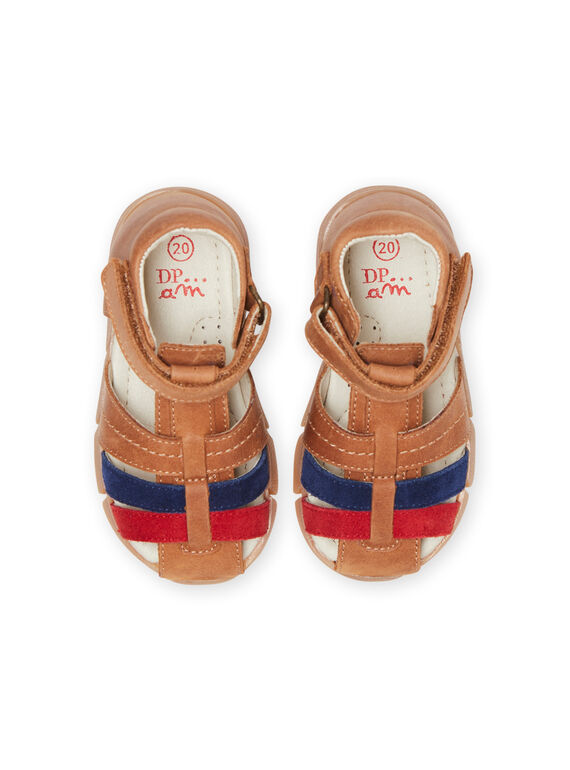 Baby Boy Camel Sandals NUSANDBRUNO / 22KK3847D0E804