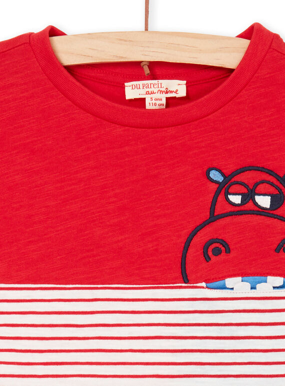 Red T-SHIRT LOVITI5 / 21S902U6TMC505