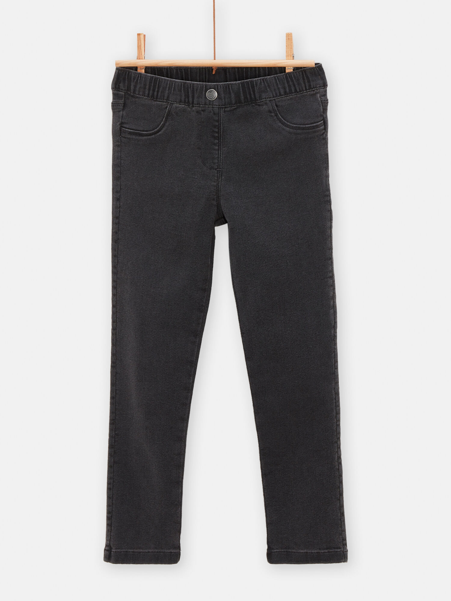 Girls dark grey jegging buy online Trousers Jeans DPAM International Website