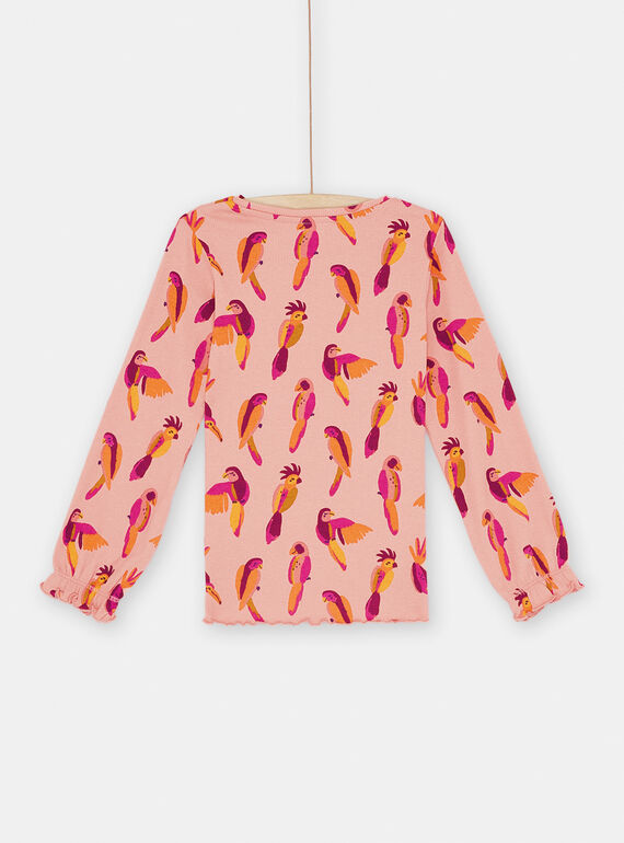 Pink parakeet T-shirt SACOUTEE2 / 23W901L1TMLD329