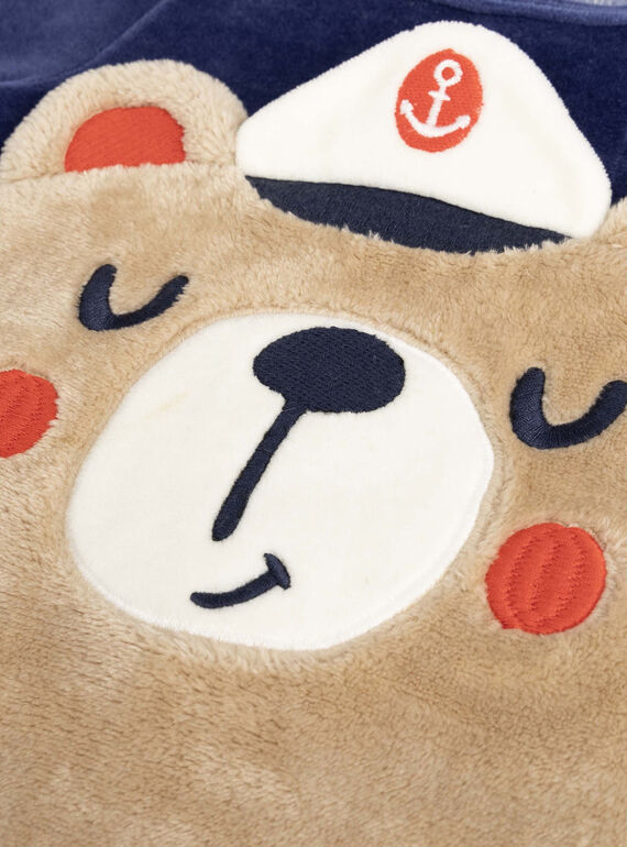 Bear animation sleeper for baby boy  VEGAGREOURS / 24WH1473GRE702