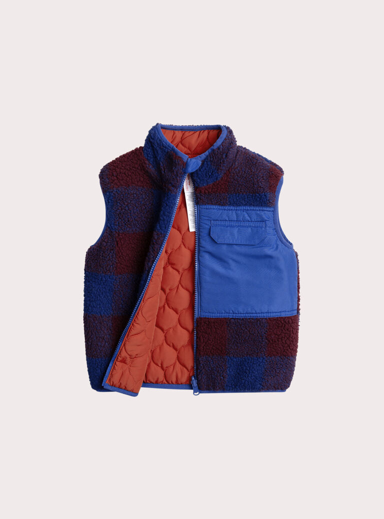 Burgundy KIDS CARDIGAN XOBLUGIL2 / 25W902N1GIL501