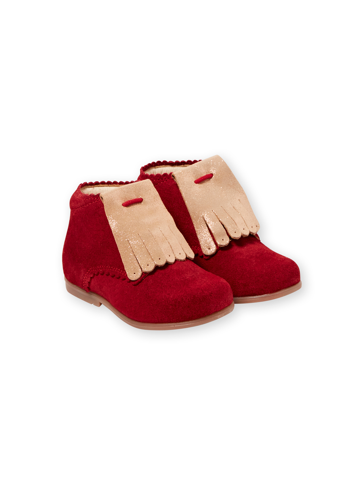 flat red booties