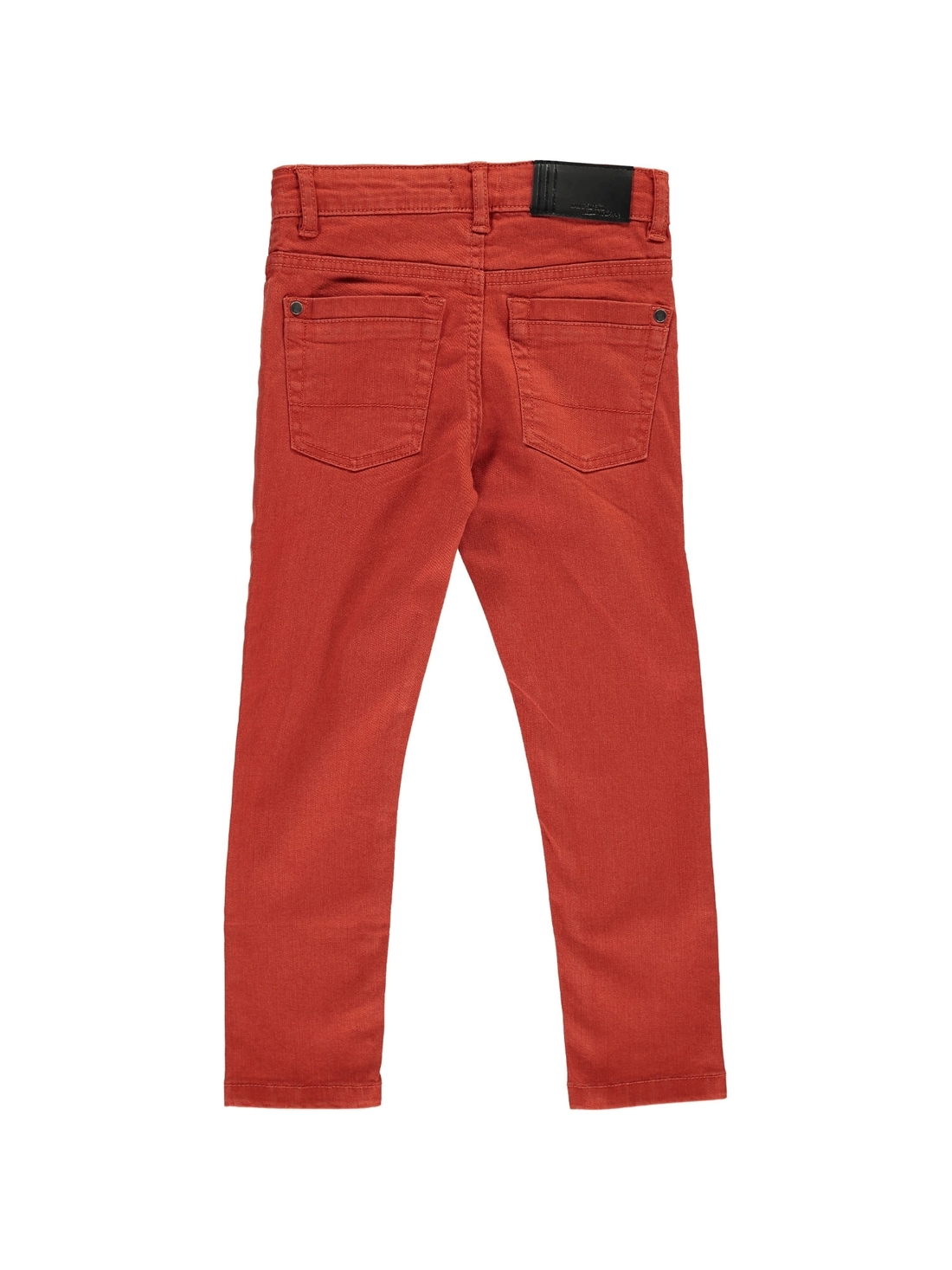 dark orange trousers